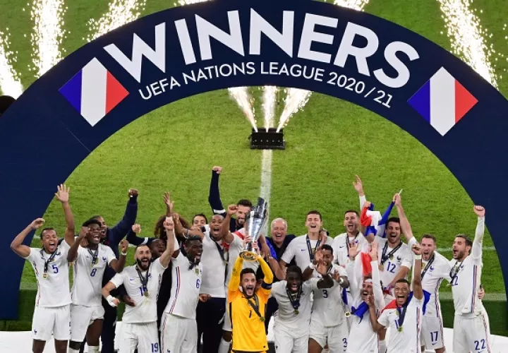 Francia campeón de la Liga de Naciones. Foto: EFE