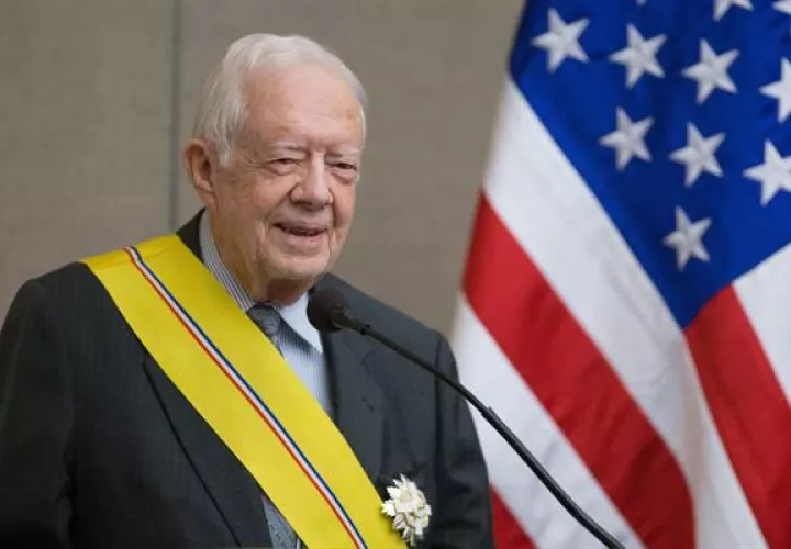 El expresidente Jimmy Carter  ha escrito una veintena de libros desde que dejó la Casa Blanca. Foto: EFE