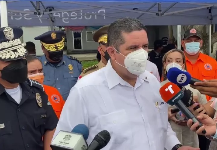 Ministro de Seguridad llamó a manifestante de Colón ha hacer uso del diálogo. Foto: Cortesía