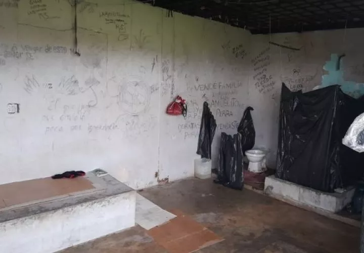 Las condiciones no eran optimas para los privados de libertad. Foto: Cortesía