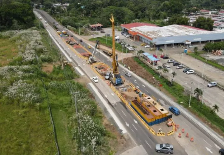 Los pilotes de la Línea 3 del Metro de Panamá tienen mayor diámetro que los de las líneas anteriores, por las condiciones del diseño. Cortesía: Metro de Panamá
