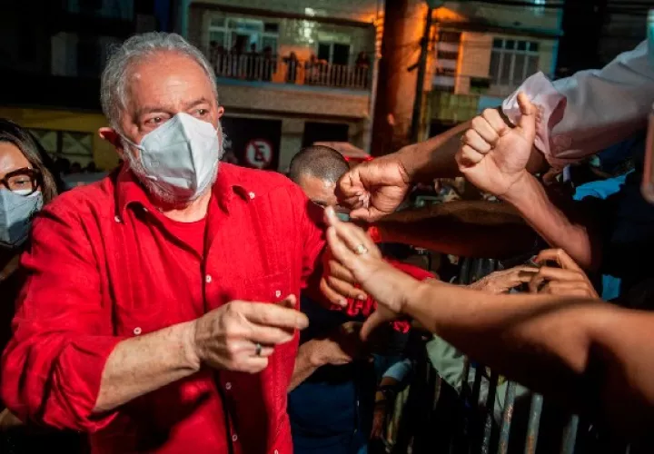 El expresidente Luiz Inácio Lula da Silvapasar pasó 580 días en la cárcel condenado en unos procesos por corrupción. Foto: EFE