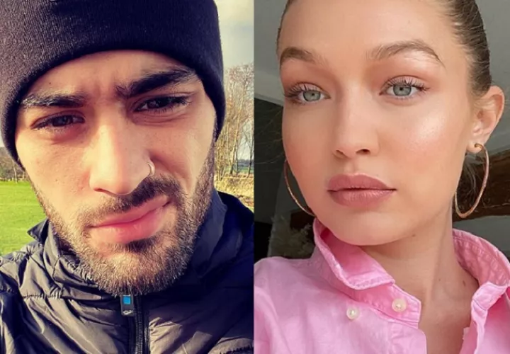 Zayn Malik y Gigi Hadid. Foto: Instagram