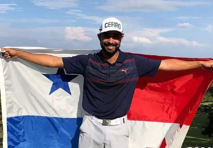 Omar Tejeira es campeón centroamericano de la categoría de caballeros. Foto: Cortesía Club de Golf de Panamá