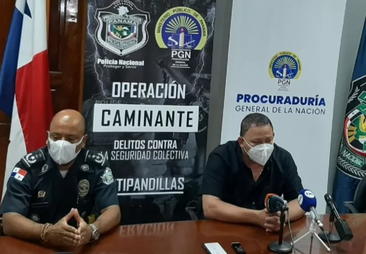 El agente policial detenido está ligado a la pandilla "Los Pandas". Diomedes Sánchez 