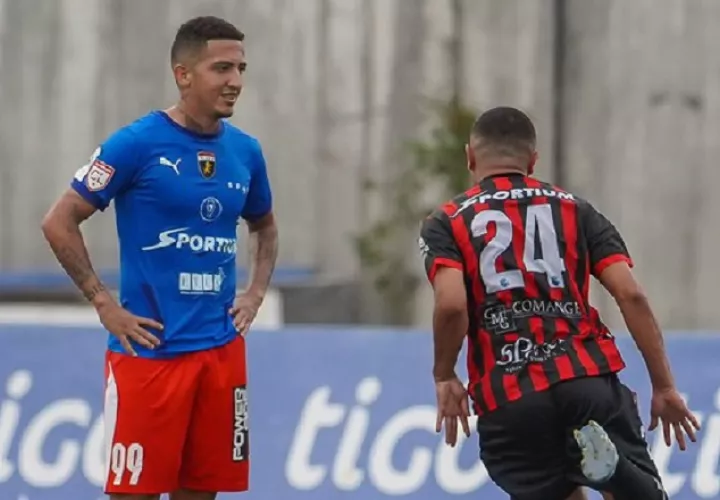 Ángel Orelién abrió la pizarra para el conjunto placino, que igualó 1-1 en el estadio Javier Cruz. Foto: Cortesía LPF