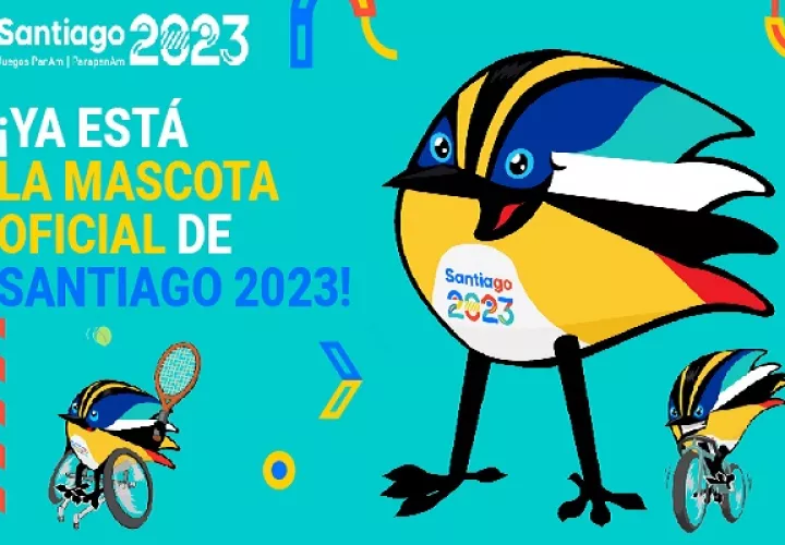 Mascota de los Juegos Panamericanos y Parapanamericanos 2023. 