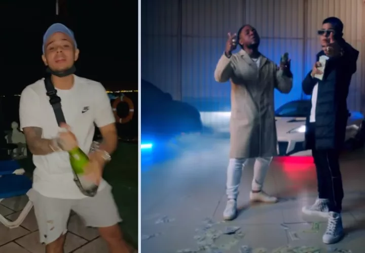 'El Tachi' celebrando el lanzamiento y parte del video. Foto: @Instagram