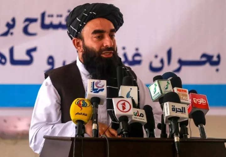 "Queremos restaurar nuestras relaciones diplomáticas", es el llamado de los Talibanes a Estados Unidos. Foto: EFE