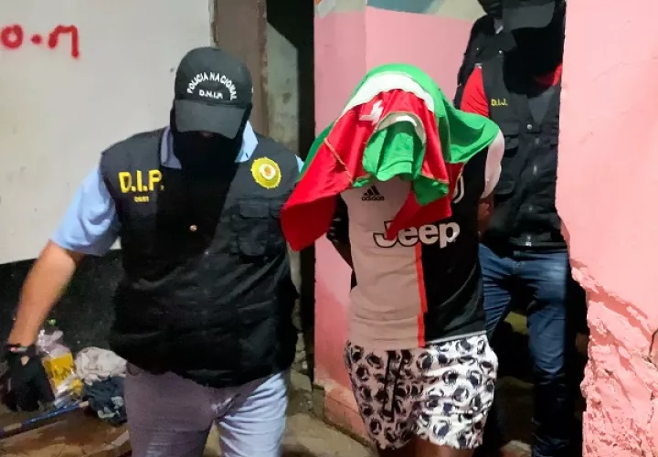 El operativo en el que fue capturado "Jair" se realizó en el edificio Renta 15, en El Chorrillo. Foto: Cortesía Ministerio Público