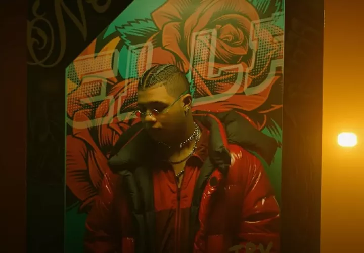 'El Boza' en el videoclip del 'remix' de 'Ella'. Foto: Youtube