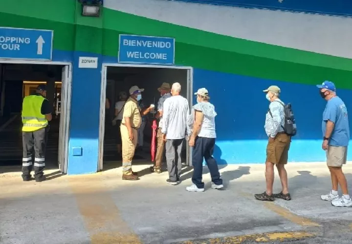 El crucero Viking Star llegó a la provincia de Colón. Foto: Cortesía ATP
