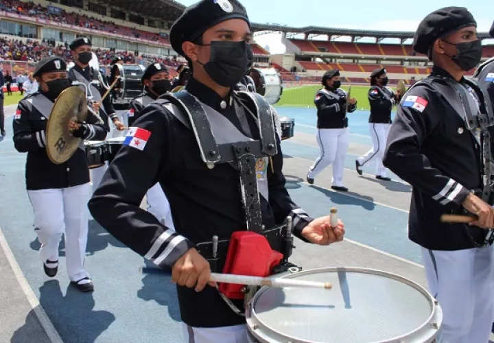 Del 3 al 5 de noviembre se han realizado desfiles en el Rommel Fernández. Foto: Cortesía Meduca
