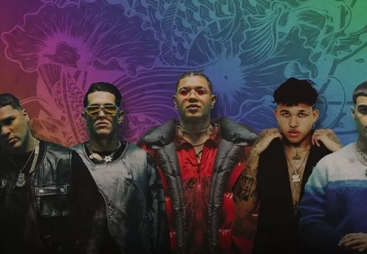 'El Boza', Lunay, Lenny Tavarez, Juhn y Béele. Foto: Instagram