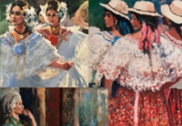 Se exhibirán en total 17 pinturas en un formato digital. Foto: Cortesía
