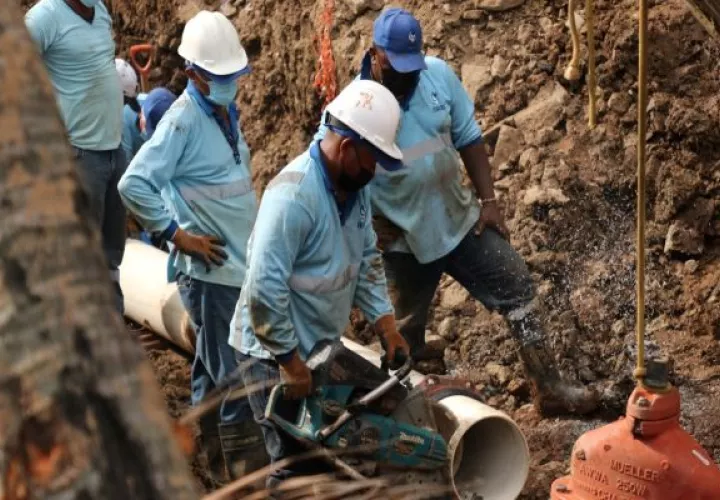 Las labores forma parte de un plan de acción que adelanta el Idaan. Foto: Cortesía Idaan