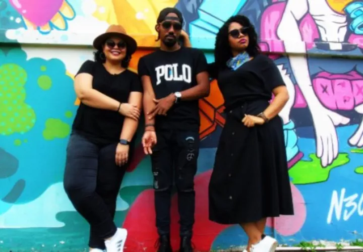 Karla Ruíz, Oriel Camargo y Karina Castillo.  Cortesía