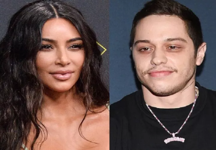 Kim Kardashian y Pete Davidson. Foto: Internet/ E! online