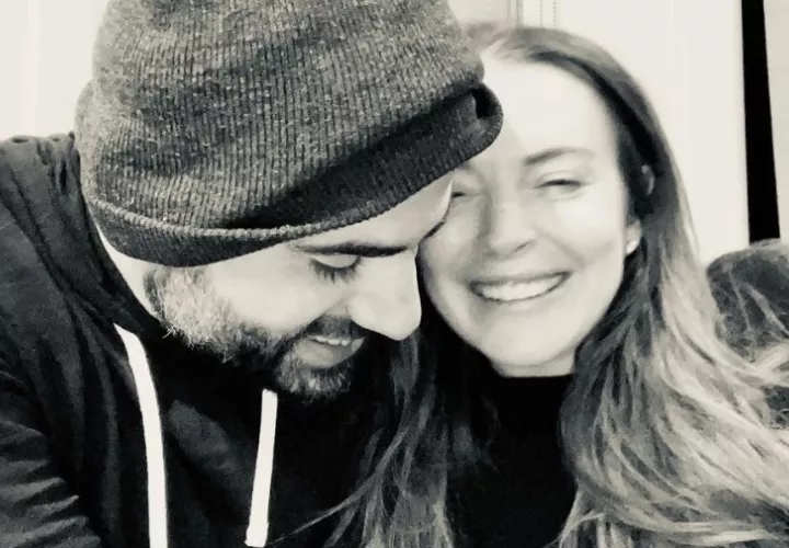 Bader Shammas y Lindsay Lohan. Foto: Instagram