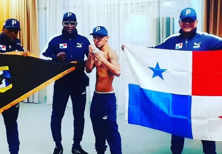 Luis 'El Nica' Concepción durante el pesaje: Fotos:Instagram