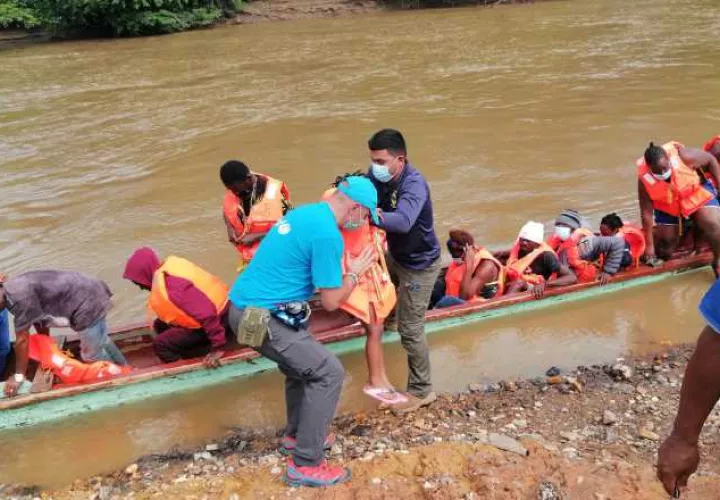 La OIM ha solicitado que no se siga usando la selva de Darién como tránsito de migrantes, algo que no es posible controlar, reconocen autoridades de Colombia y Panamá. Foto: Cortesía