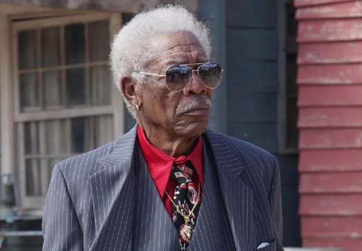 Morgan Freeman interpreta a un jefe de la mafia. Instagram