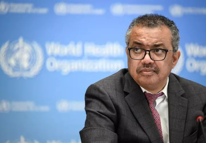 El director general de la OMS Tedros Adhanom Ghebreyesus. Foto: EFE