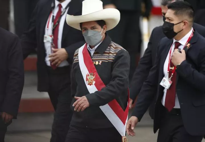 El presidente de Perú, Pedro Castillo. EFE