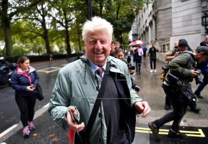 Stanley Johnson es el padre del primer ministro británico, Boris Johnson. Foto: EFE