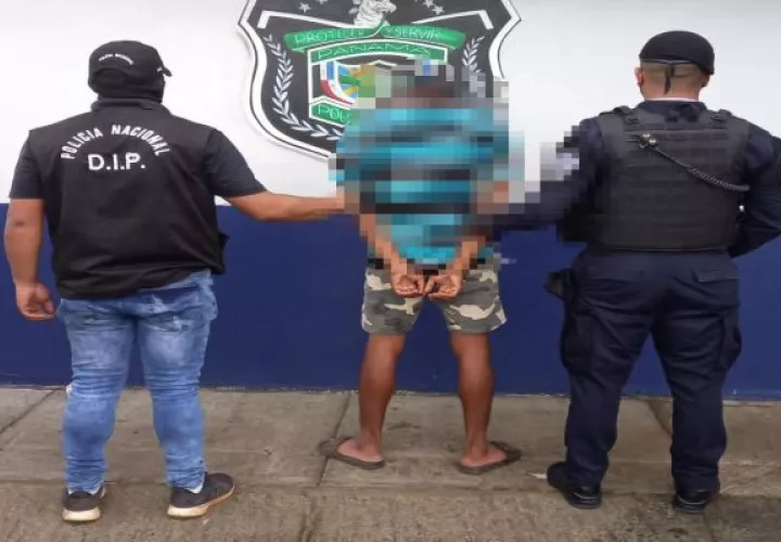 En el operativo en El Tecal detuvieron a un ciudadano. Foto: Proteger y Servir
