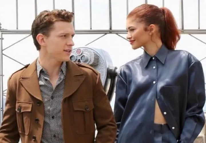 Tom Holland y Zendaya. Foto: Instagram