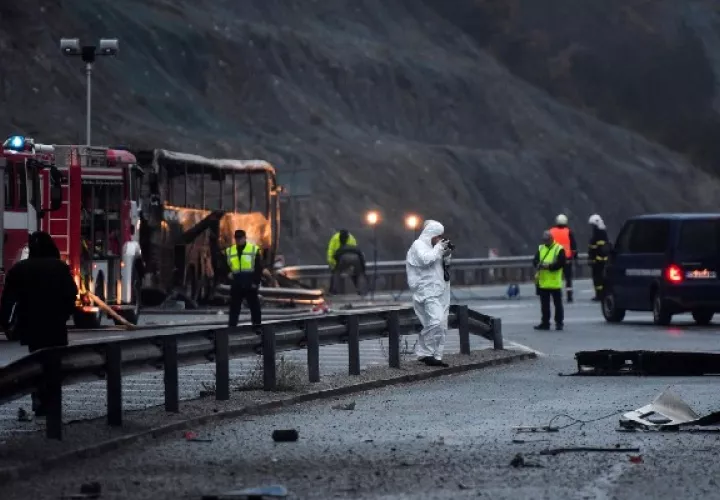 Un total de 46 personas murieron calcinadas en Bulgaria. Foto: EFE