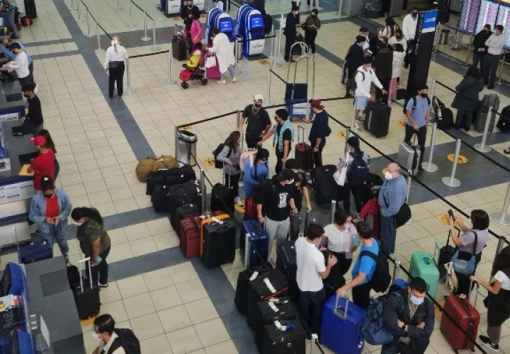 Noviembre fue el segundo mes consecutivo con un movimiento de más de un millón de viajeros en el Aeropuerto de Tocumen. Foto: Cortesía