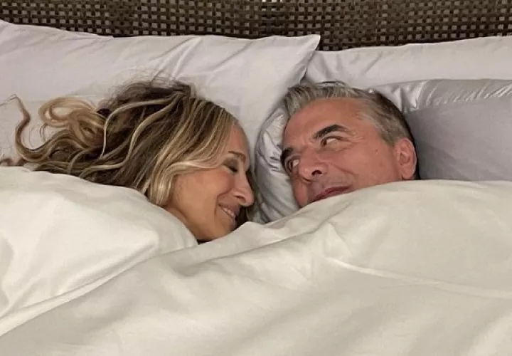 Carrie y Mr. Big. Foto: Instagram
