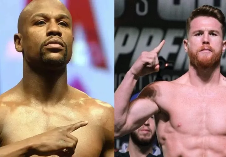 Mayweather dice que su pelea contra Canelo fue un paseo. Foto: EFE