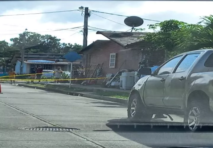 El incidente ocurrió en la Barriada Valle de Los Cerezos en el distrito de Arraiján. Foto. Eric Montenegro