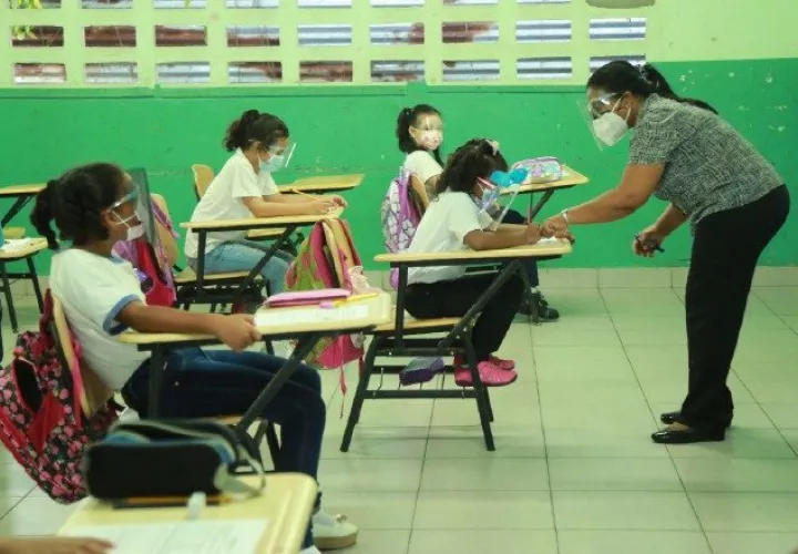 Según el Meduca, 60% de las escuelas recibieron estudiantes este año, aunque la mayoría de los padres decidió no enviar a sus hijos. Foto: Cortesía