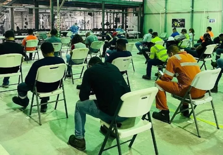 Colaborador de Cobre Panamá, primer positivo confirmado de ómicron. Foto: Cortesía Cobre Panamá