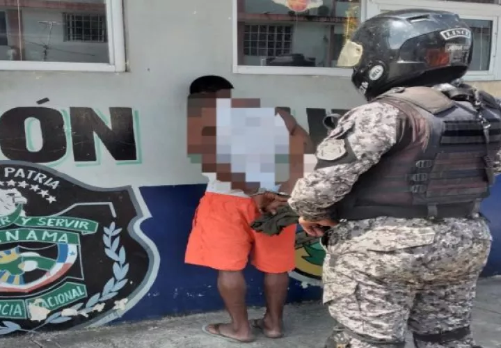Uno de los detenidos estaba implicado en delito Contra la Vida y la Integridad Personal . Foto: Proteger y Servir