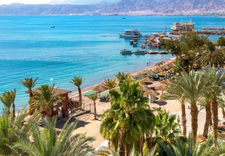 Eilat recibe al Miss Universo. Foto: Ministerio de Turismo de Israel