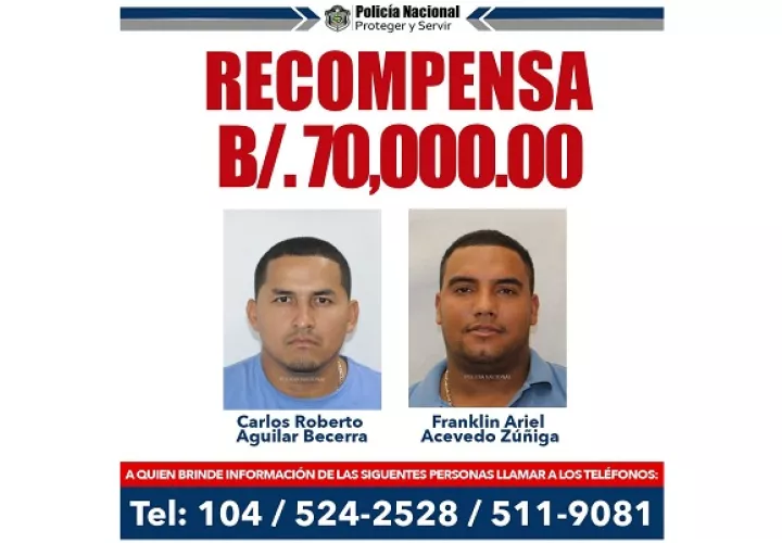 Carlos Roberto Aguilar Becerra y Franklin Ariel Acevedo son cabecillas de la organización criminal "Los HP". 