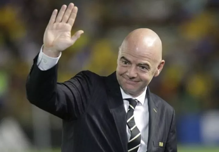 Gianni Infantino, presidente de la FIFA. Foto:EFE