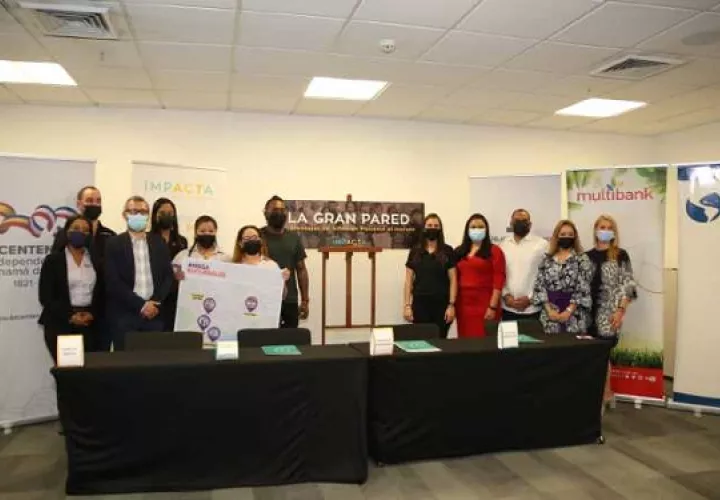'La Gran Pared' es un proyecto de impacto social. Foto: Cortesía