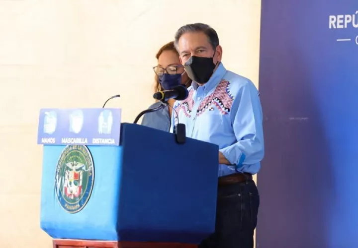  El mandatario Laurentino Cortizo reiteró que no se ha ganado la batalla a la pandemia del coronavirus. Foto: Cortesía @NitoCortizo