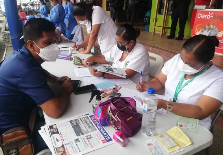 Panamá reanudó este jueves la vacunación contra el coronavirus. Foto: Cortesía Minsa