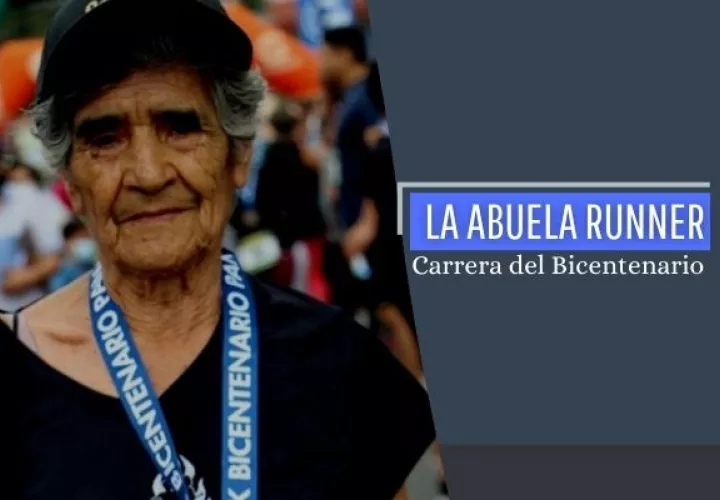 Olga Caballero, durante la Carrera Bicentenario en Boquete. Foto: Fotos @MásEventos