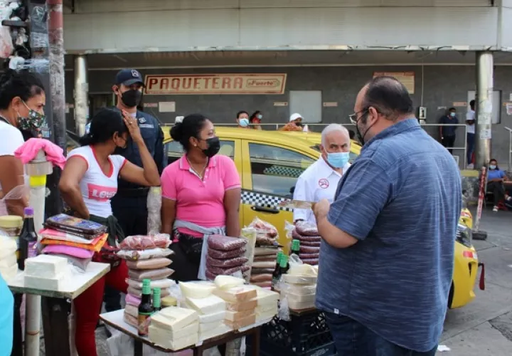 El operativo se realizó en la Gran Estación y San Isidro, en San Miguelito. Foto: Cortesía Minsa