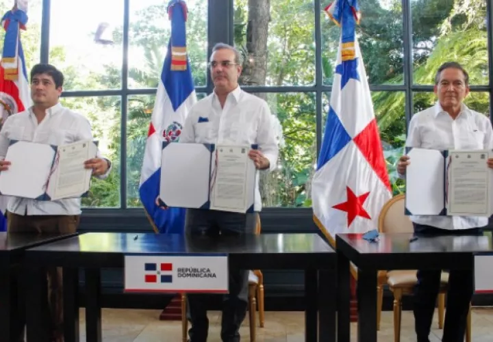 Mandatarios firmaron la Declaración de Puerto Plata. Foto: EFE