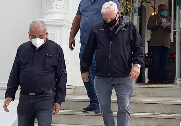 El exmandatario cuestionó la celeridad con que actuaron las autoridades para investigar su supuesta reunión. Foto: Vïctor Arosemena