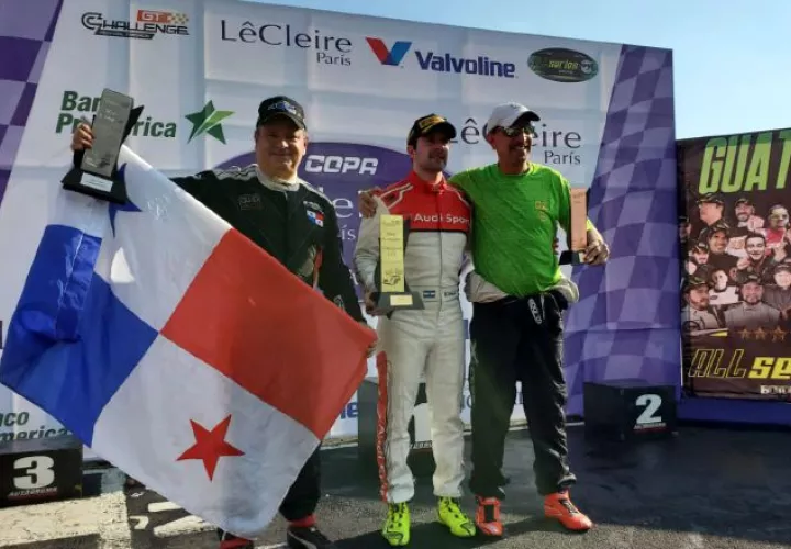 El piloto panameño Solly Betesh se quedó con el segundo lugar. Foto:Cortesía